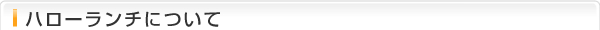 ハローランチについて